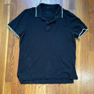 ATM polo with white detail